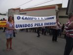 Protesto - Melhorias na energia elétrica 