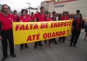 Protesto - Melhorias na energia elétrica 